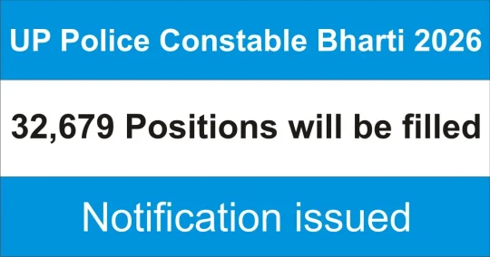 UP Police Constable Notification 2026: 32679 पदों के लिए नोटिफिकेशन जारी, यहाँ पढ़ें पूरी डिटेल्स और आवेदन प्रक्रिया
